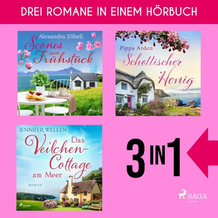 Scones zum Frühstück, Schottischer Honig & Das Veilchencottage am Meer af Alexandra Zöbeli