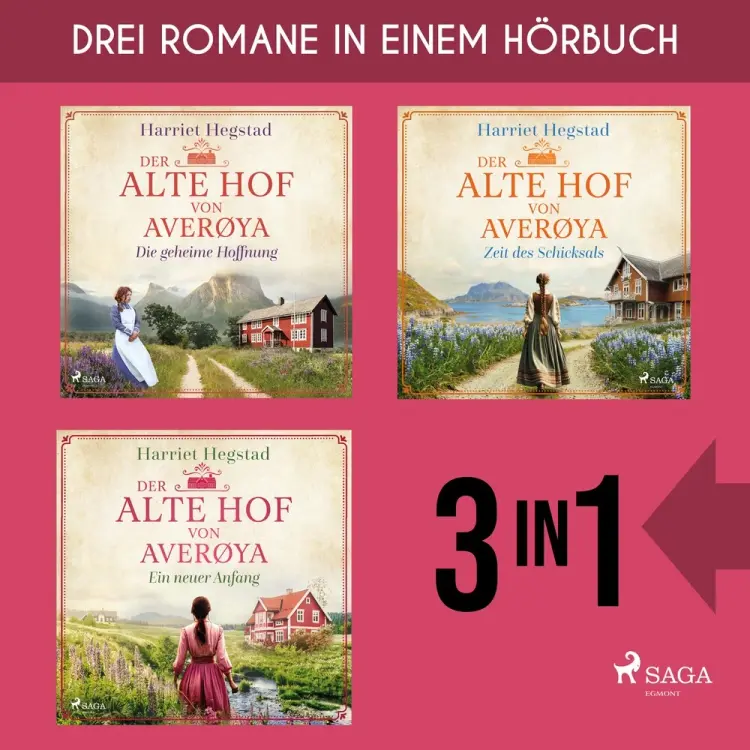 Der alte Hof von Averøya: Die geheime Hoffnung, Zeit des Schicksals & Ein neuer Anfang af Harriet Hegstad