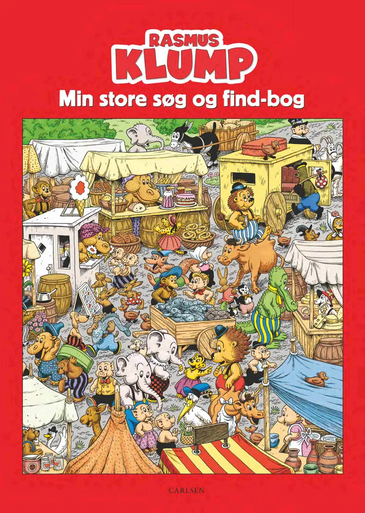 Min store søg og find-bog med Rasmus Klump af Per Sanderhage