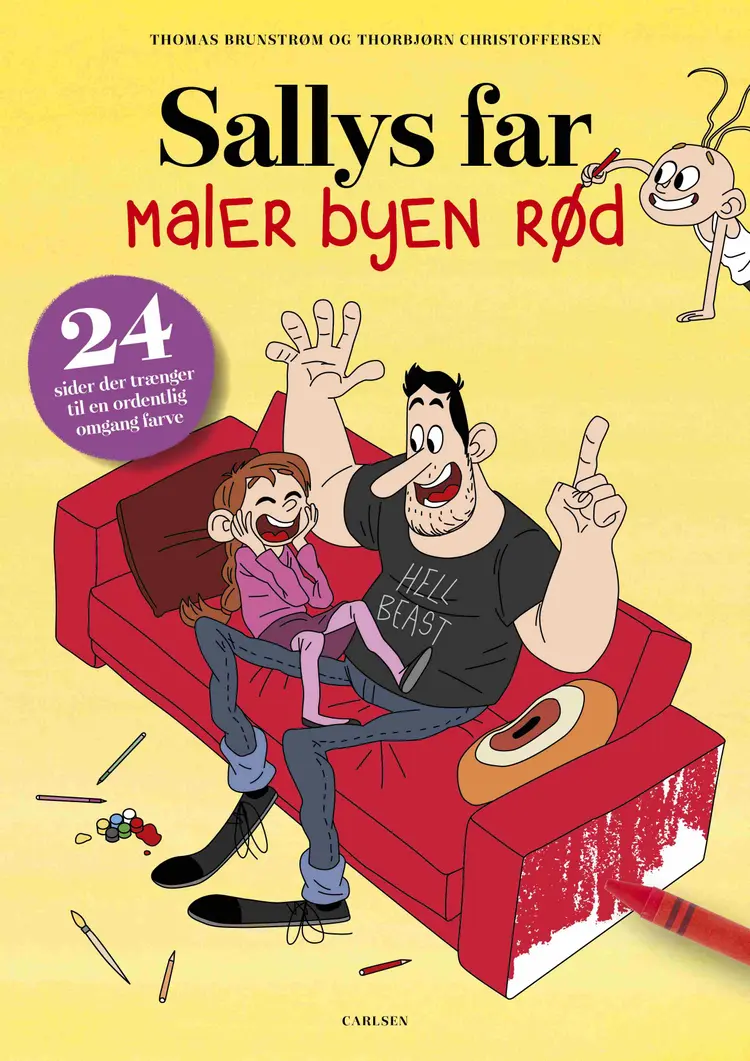 Sallys far maler byen rød (kolli 6) af Thomas Brunstrøm