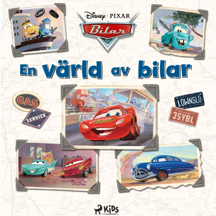 En värld av bilar af Disney