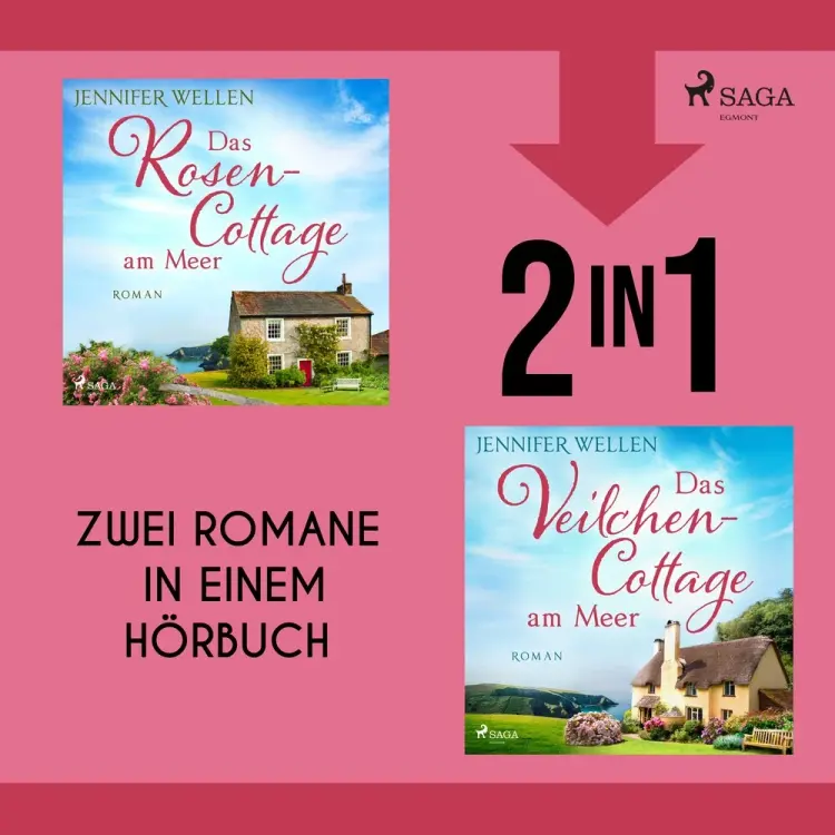Das Rosencottage am Meer & Das Veilchencottage am Meer af Jennifer Wellen