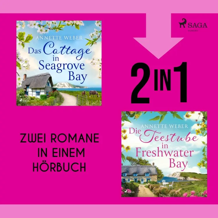 Das Cottage in Seagrove Bay & Die Teestube in Freshwater Bay af Annette Weber