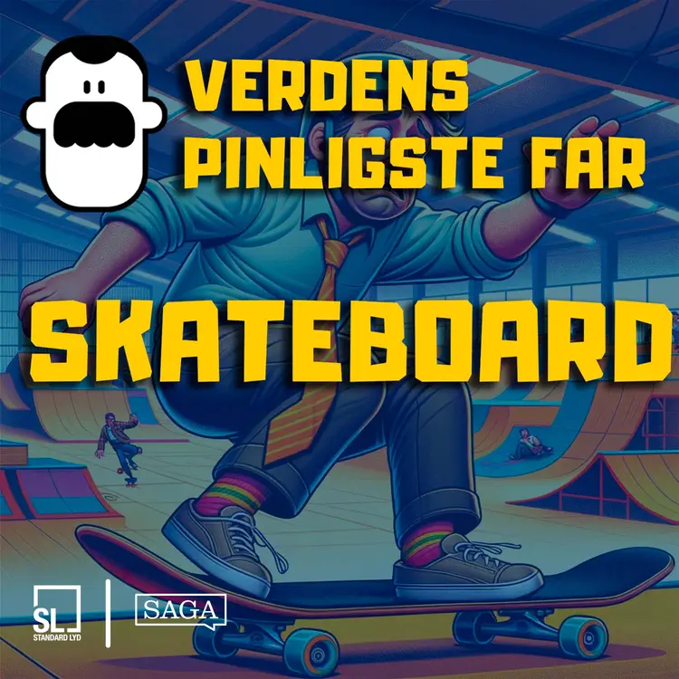 Verdens Pinligste Far på skateboard af Simon Lund Larsen