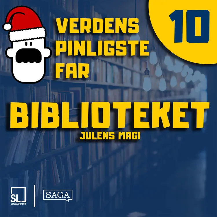 Verdens Pinligste Far og Julens magi 10 - Biblioteket af Simon Lund Larsen