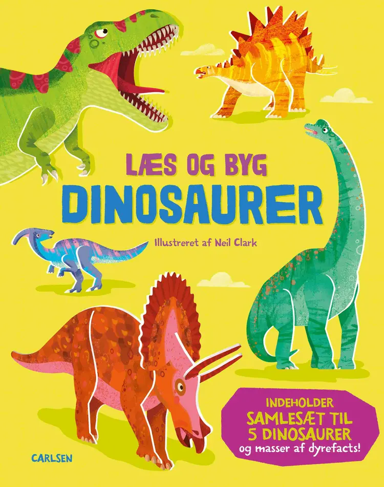 Læs og byg DINOSAURER af .
