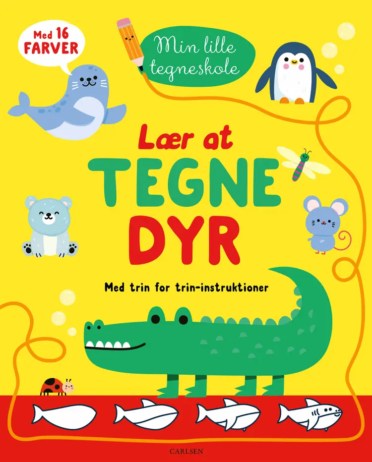Lær at tegne dyr - med trin for trin-instruktioner af .