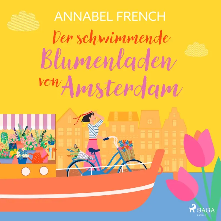 Der schwimmende Blumenladen von Amsterdam af Annabel French