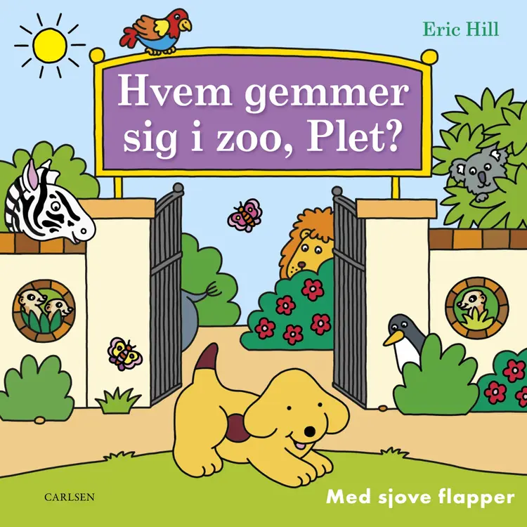 Hvem gemmer sig i Zoo, Plet? af Eric Hill