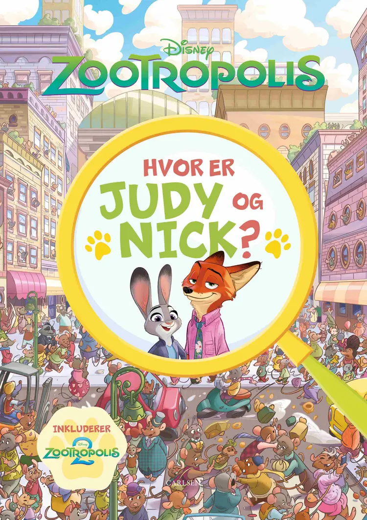 Hvor er Judy og Nick? En Zootropolis søg og find-bog af Disney