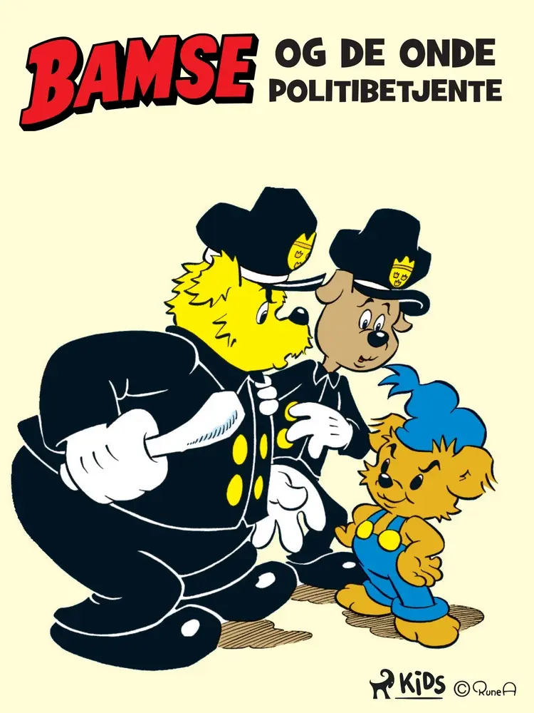 Bamse og de onde politibetjente af Mårten Melin