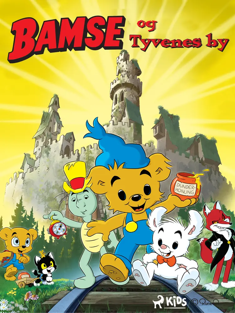 Bamse og Tyvenes by af Johan Kindblom