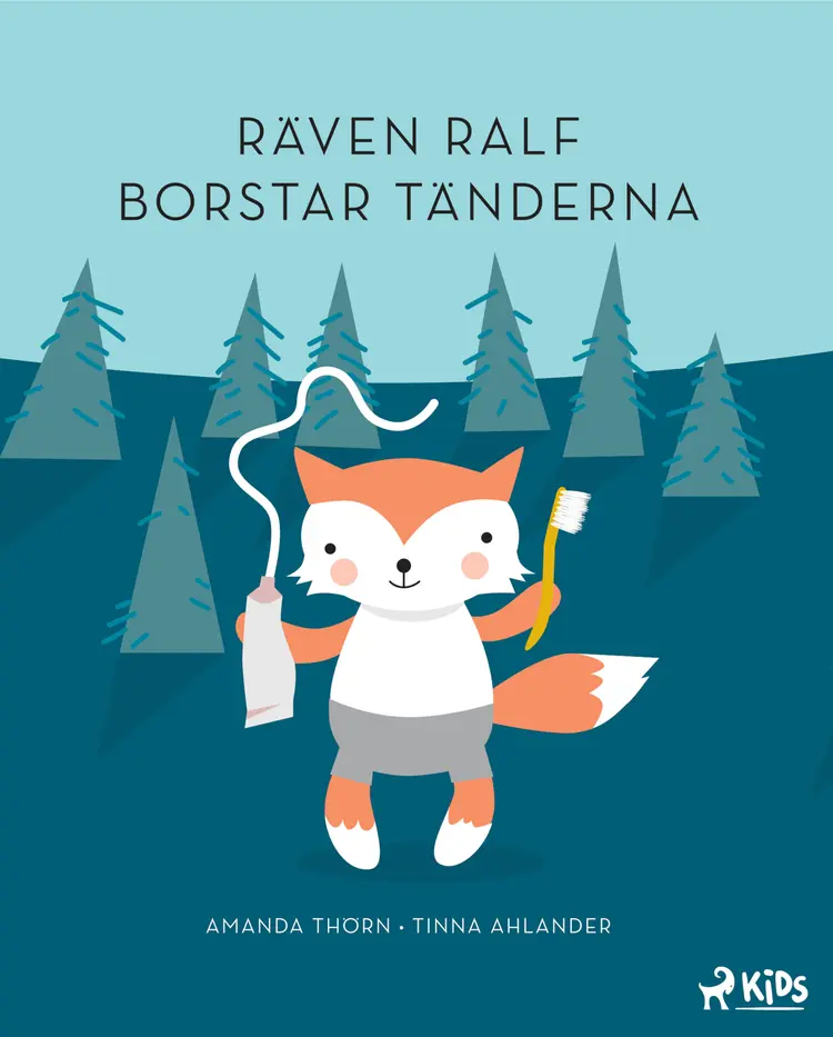 Räven Ralf borstar tänderna af Amanda Thörn