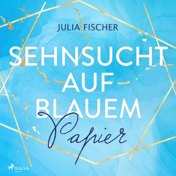 Sehnsucht auf blauem Papier af Julia Fischer