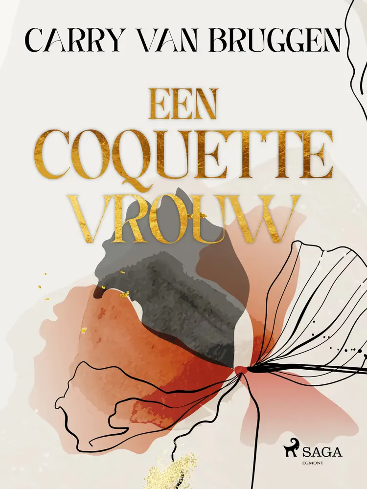Een coquette vrouw af Carry van Bruggen