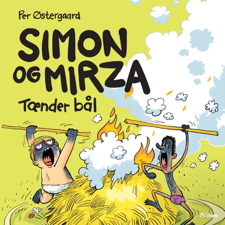 Simon og Mirza tænder bål af Per Østergaard