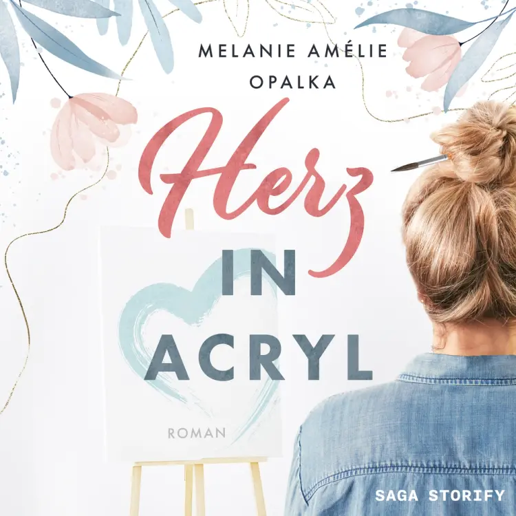 Herz in Acryl af Melanie Amélie Opalka