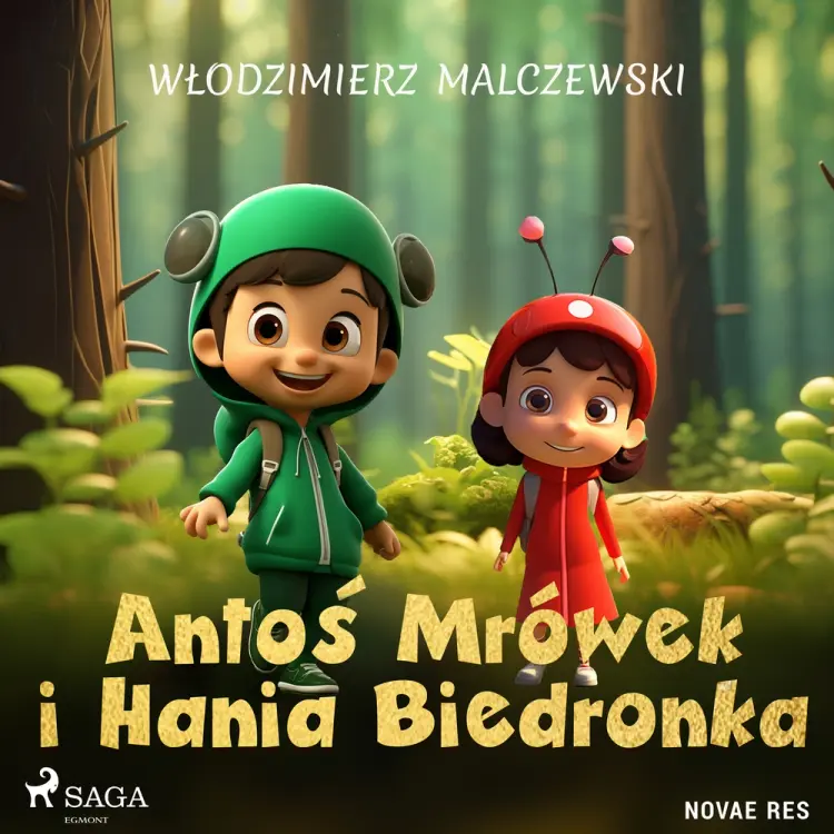 Antoś Mrówek i Hania Biedronka af Włodzimierz Malczewski
