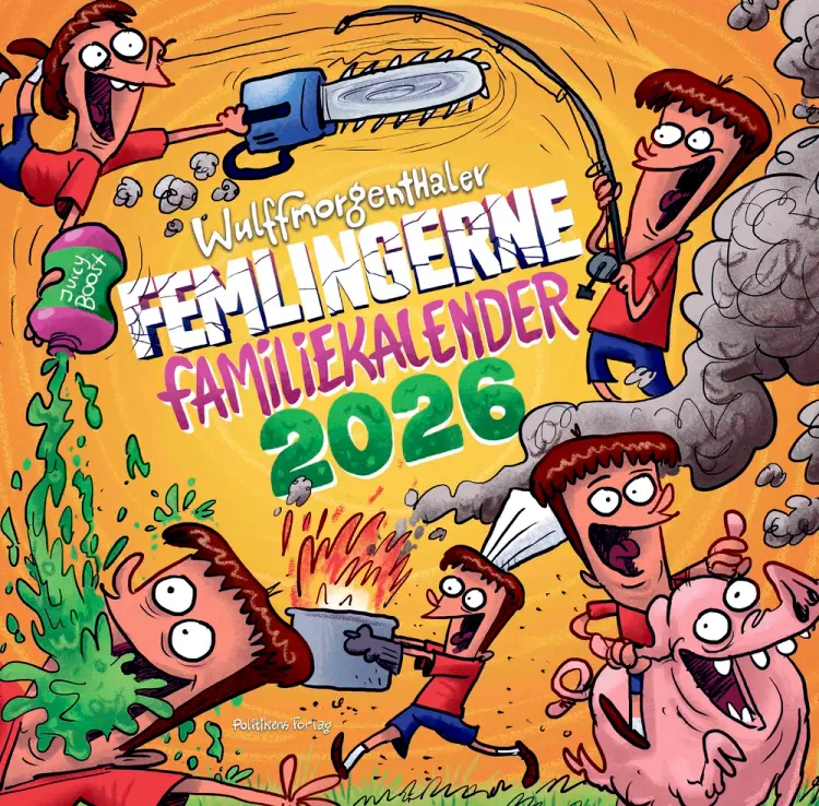 Femlingerne familiekalender 2026 af Anders Morgenthaler
