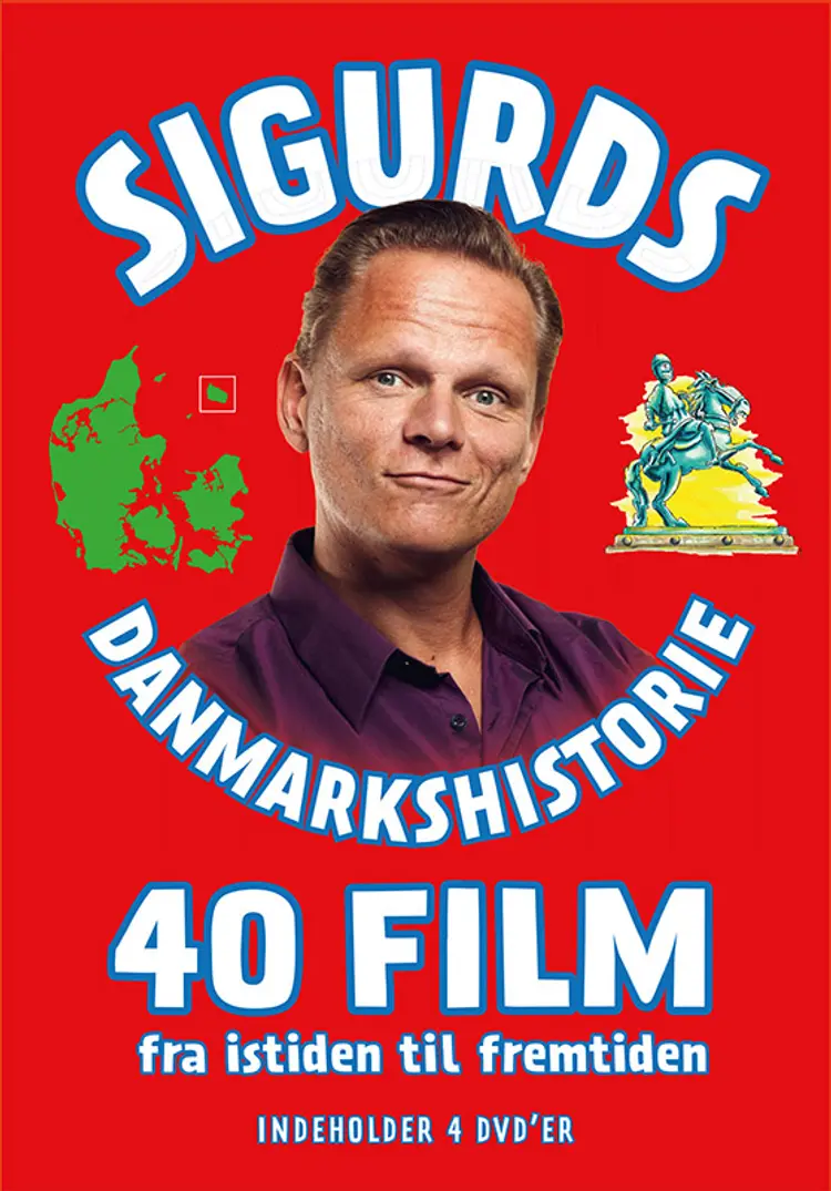 Sigurds Danmarkshistorie 40 film - 4 dvd'ere af Sigurd Barrett