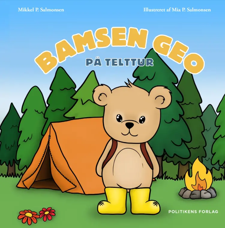 Bamsen Geo på telttur af Mikkel Palm Salmonsen