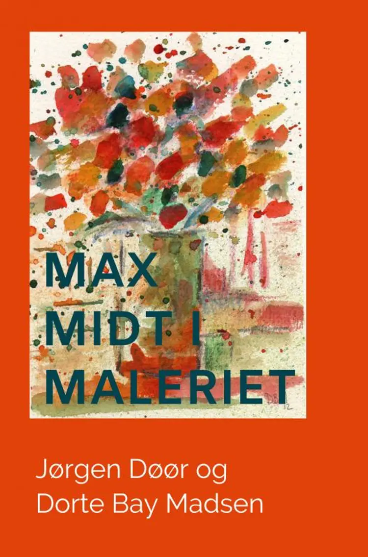 Max midt i maleriet af Dorte Bay Madsen