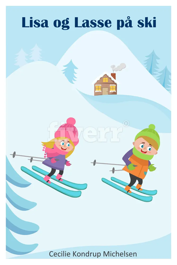 Lisa og Lasse på ski af Cecilie Kondrup Michelsen