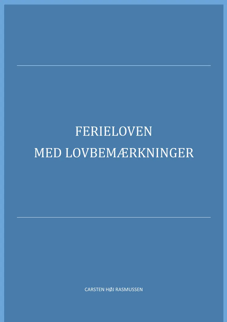 Ferieloven 2018 af Carsten Høj Rasmussen