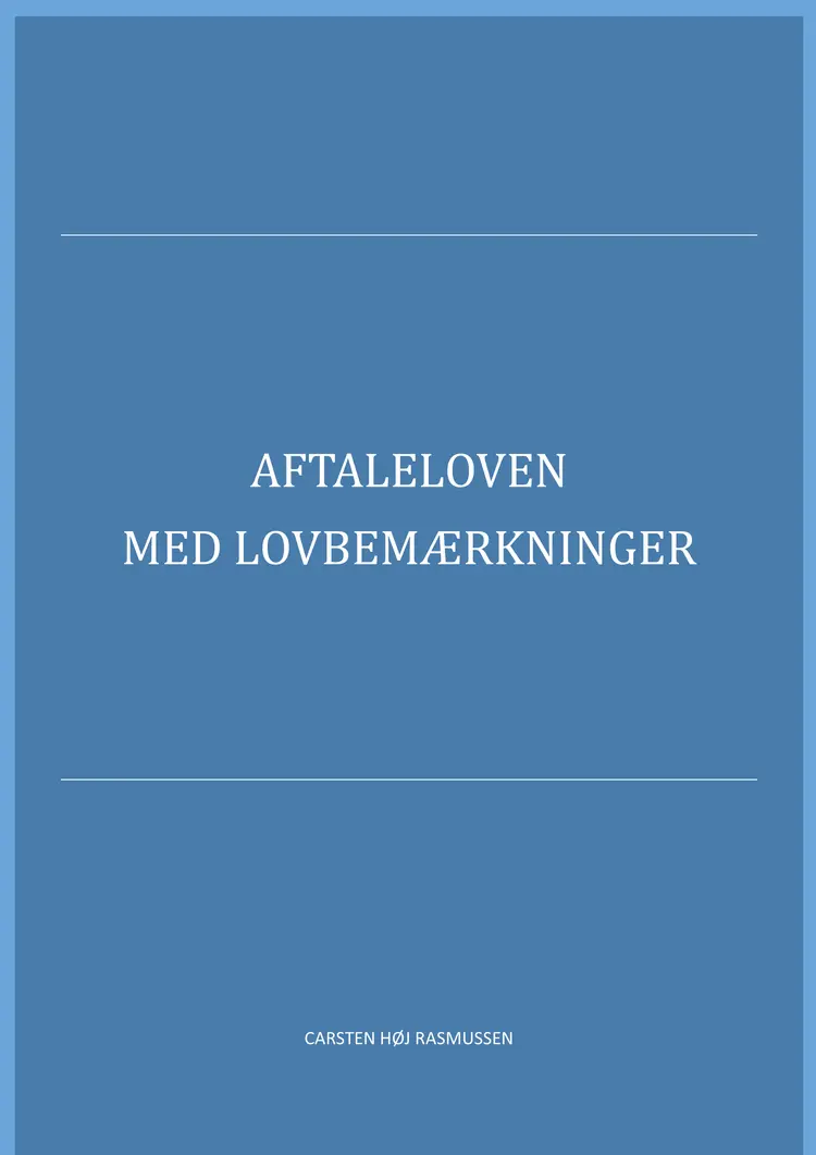 Aftaleloven 2018 af Carsten Høj Rasmussen