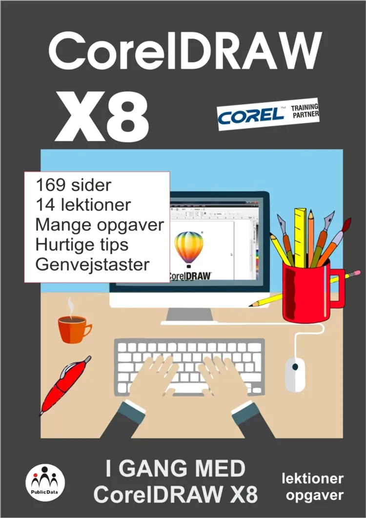 CorelDRAW X8 grundkursus af Tina Samuelsson