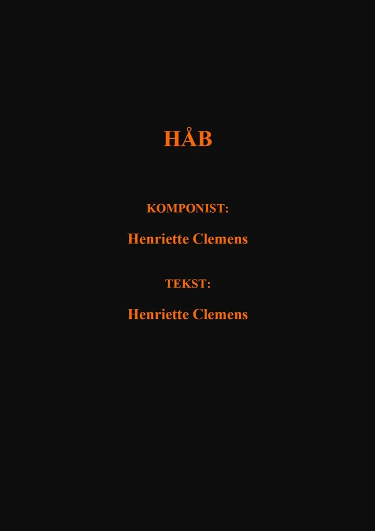 HÅB af Henriette Clemens