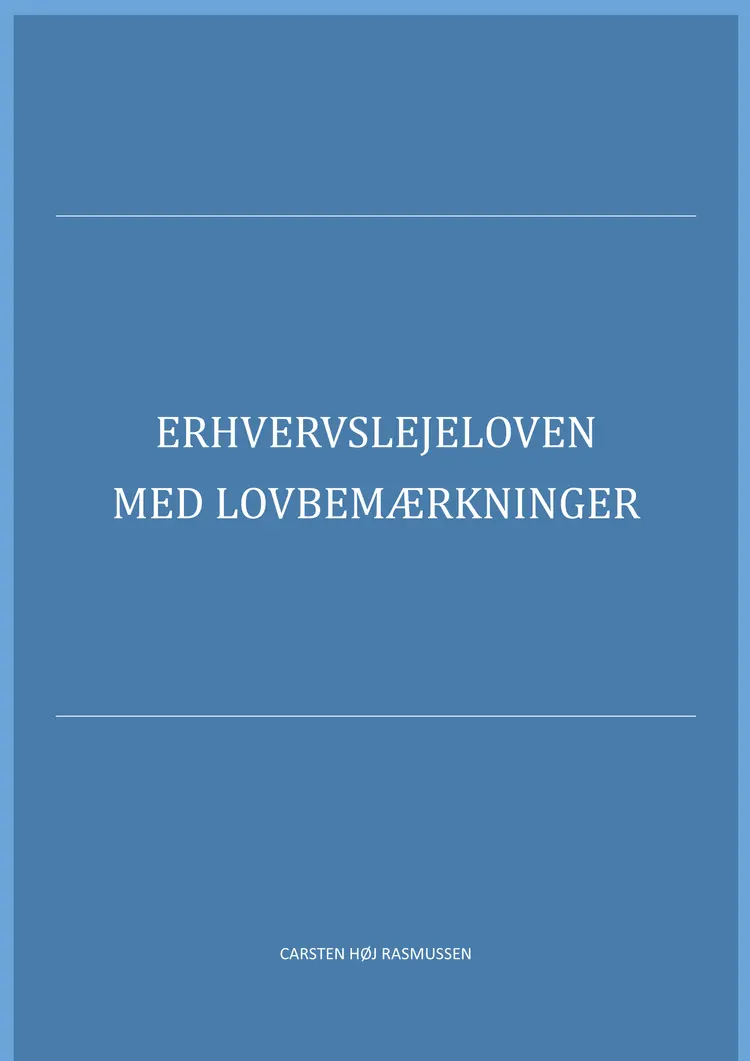 Erhvervslejeloven 2018 af Carsten Høj Rasmussen