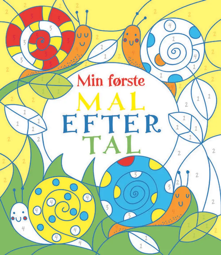 Min første mal efter tal - kolli med 5 stk. af Kim Fupz Aakeson