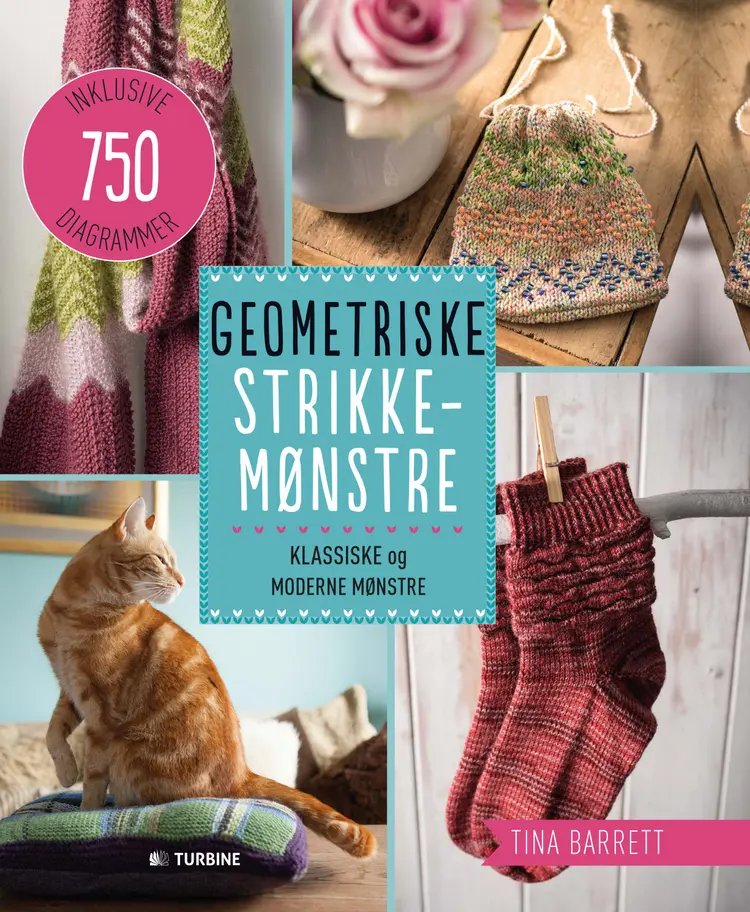 Geometriske strikkemønstre af Tina Barrett