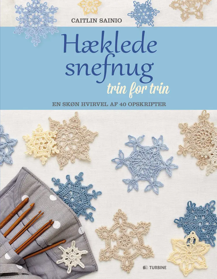 Hæklede snefnug af Caitlin Sainio
