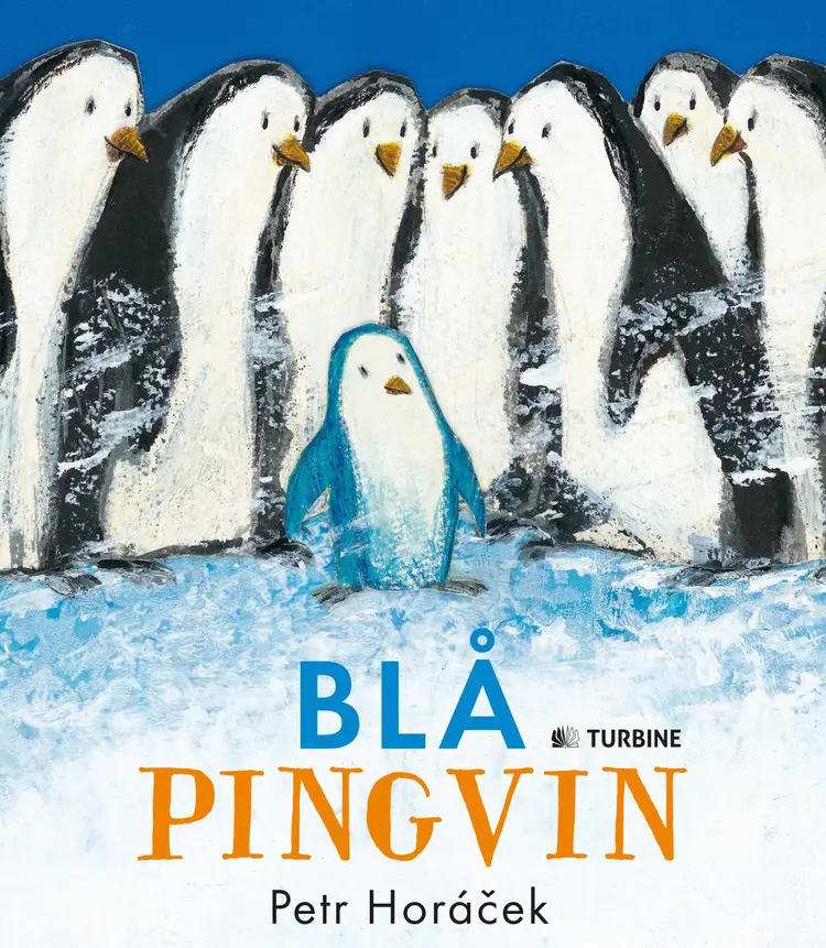 Blå Pingvin af Petr Horáček