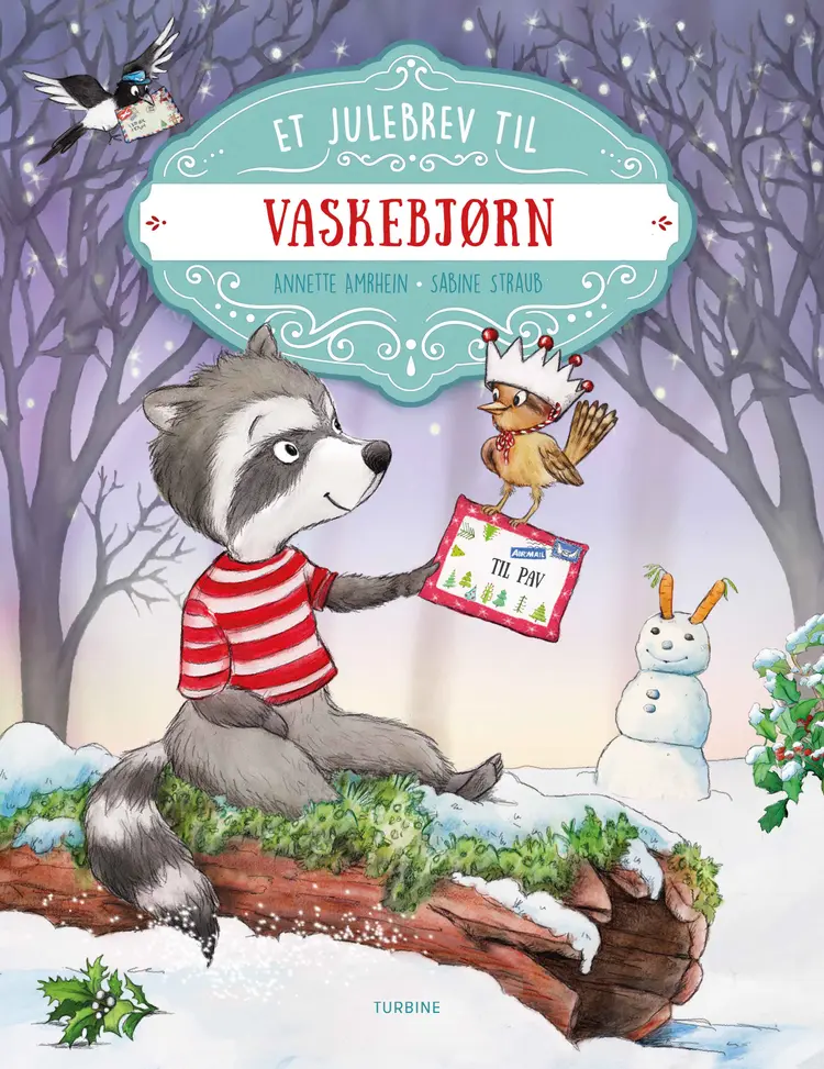 Et julebrev til vaskebjørn af Annette Amrhein