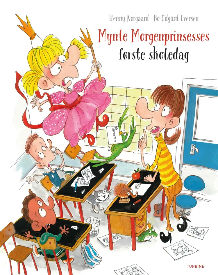 Mynte Morgenprinsesses første skoledag af Henny Nørgaard
