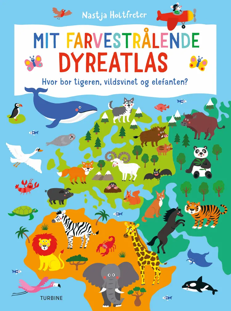 Mit farvestrålende dyreatlas af Nastja Holtfreter