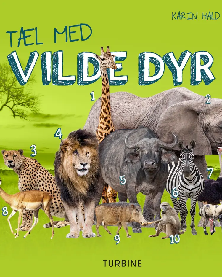 Tæl med vilde dyr af Karin Hald