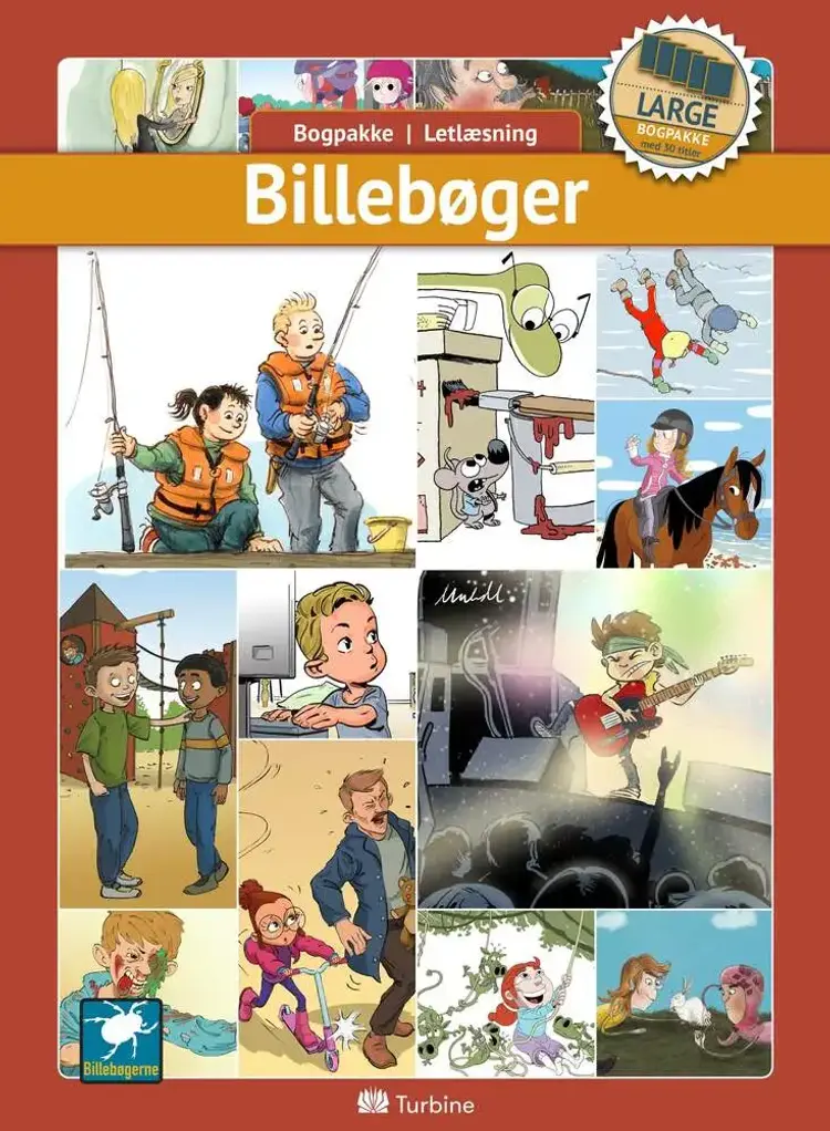 Billebøger (LARGE 30 bøger) af letlæsning
