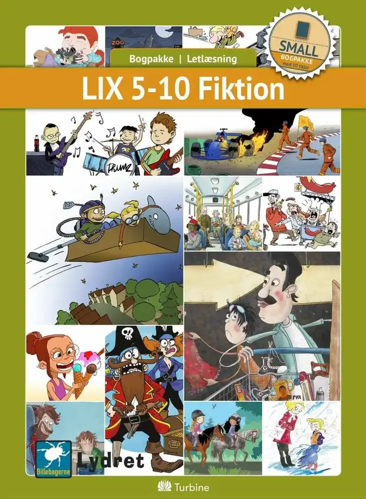 LIX 5-10 Fiktion (SMALL 10 bøger) af letlæsning