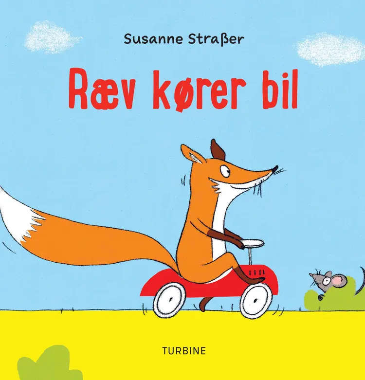 Ræv kører bil af Susanne Straßer