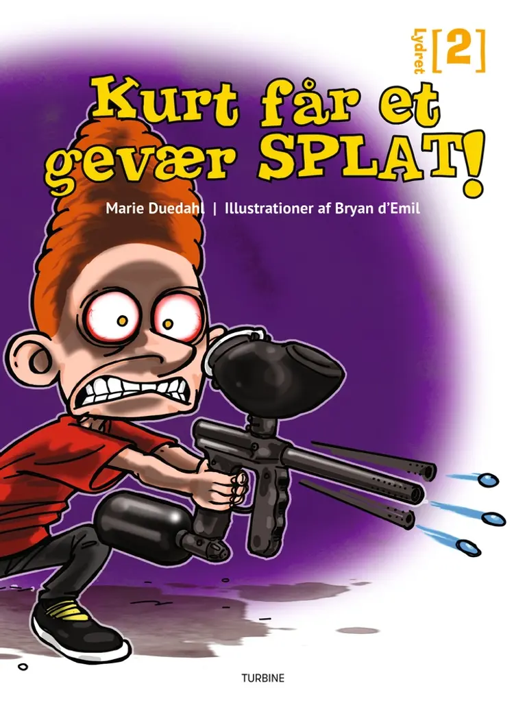 Kurt får et gevær SPLAT! af Marie Duedahl
