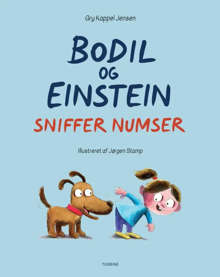Bodil og Einstein sniffer numser af Jørgen Stamp