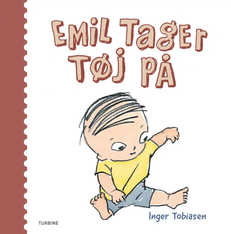 Emil tager tøj på af Inger Tobiasen