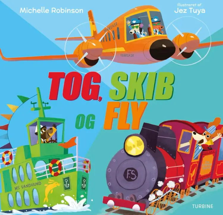 Tog, skib og fly af Michelle Robinson