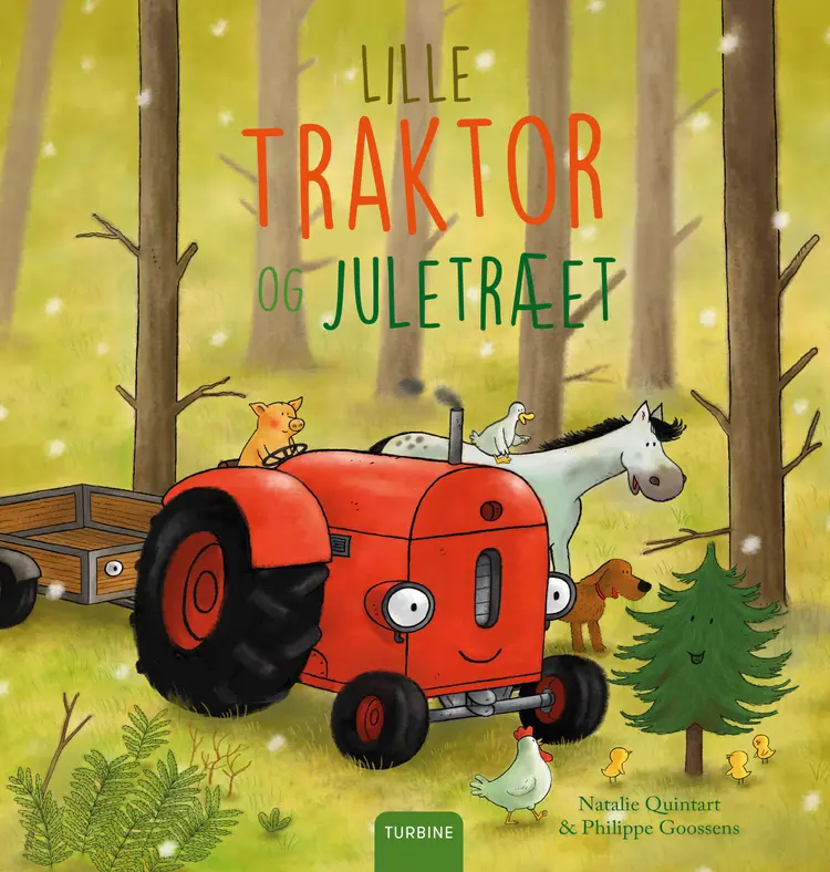 Lille traktor og juletræet af Natalie Quintart
