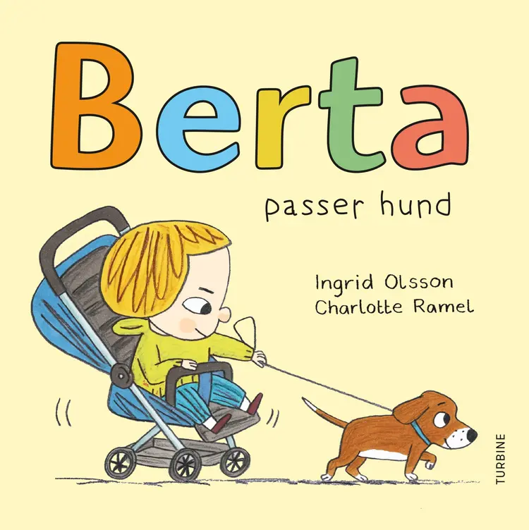 Berta passer hund af Ingrid Olsson