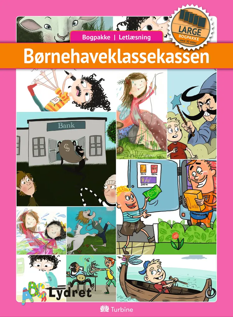 Børnehaveklasse-kassen (LARGE 30 bøger) af Bogpakke